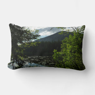 Coussin Rectangle Le lac Johns I du parc national des Glaciers