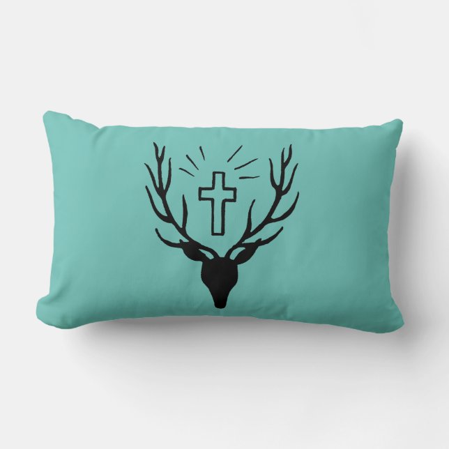 Coussin Rectangle Le mâle de Hubert de saint (Recto)