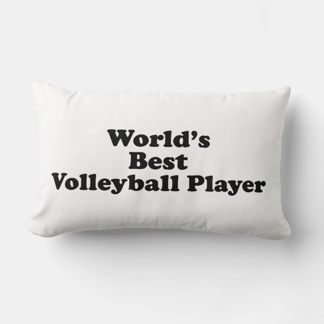Coussin Rectangle Le meilleur joueur de volleyball du monde (Recto)