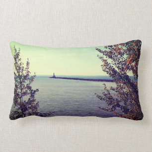 Coussin Rectangle Le mur de séparation du lac Supérieur