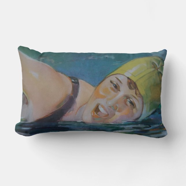 Coussin Rectangle Le nageur (Recto)