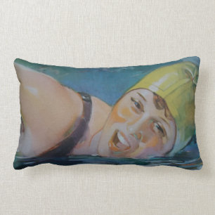 Coussin Rectangle Le nageur