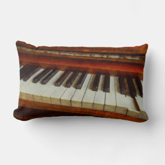 Coussin Rectangle Le piano vintage verrouille le carreau lombaire