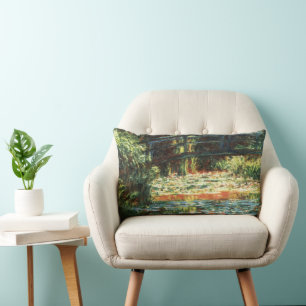 Coussin Rectangle Le Pont sur le bassin aux nymphéas de Claude Monet