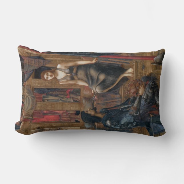 Coussin Rectangle Le roi Cophetua et la servante mendiante (par Burn (Recto)