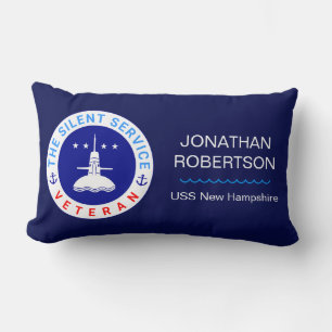 Coussin Rectangle Le service silencieux vétéran élégant