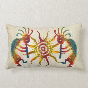 Coussin Rectangle LE SOLEIL DE DUO DE KOKOPELLI + vos idées
