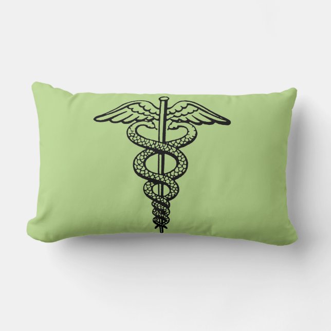 Coussin Rectangle Le symbole de caducée (Recto)