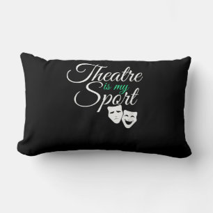 Coussin Rectangle Le Théâtre Est Mon Sport Tee Acteur De Théâtre Mus