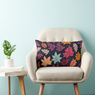 Coussin Rectangle Leaves d'automne Jeu d'oreiller