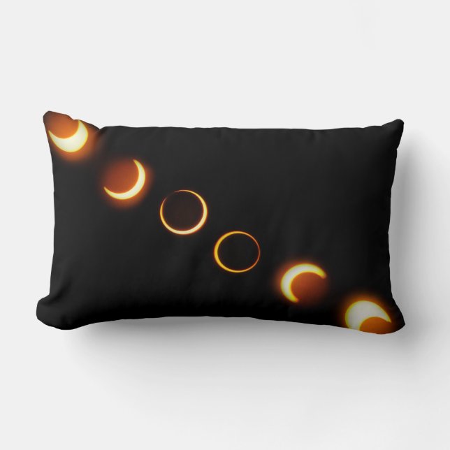 Coussin Rectangle L'éclipse solaire met le carreau en phase (Recto)