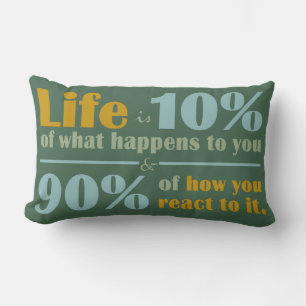 Coussin Rectangle Lecteur de jeton de CITATION de VIE