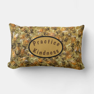 Coussin Rectangle Les abeilles de miel dans le Lumbar de la ruche