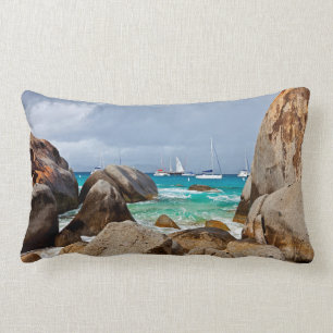 Coussin Rectangle Les Bains, Virgin Gorda, îles Vierges britanniques