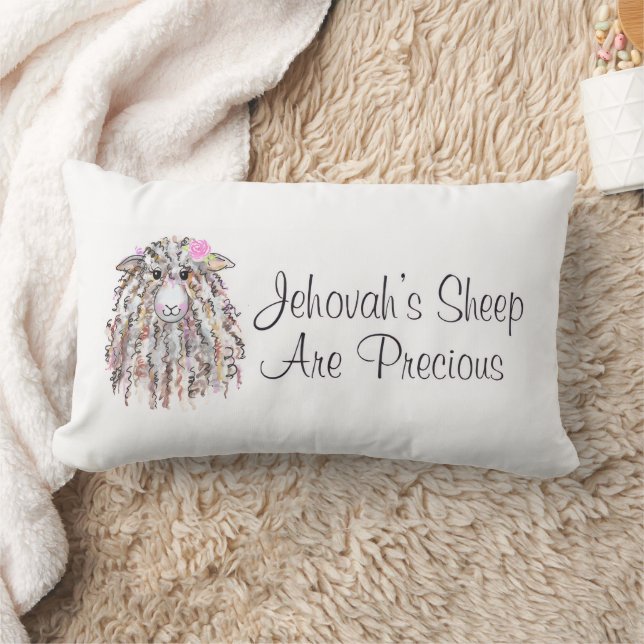 Coussin Rectangle « Les brebis de Jéhovah sont précieuses »  (Couverture)