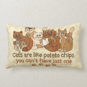 Coussin Rectangle Les chats sont comme la version de grunge de