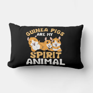 Coussin Rectangle Les Cochons De Guinée Sont Mon Esprit Animal Cavy 