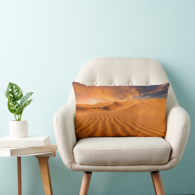 Coussin Rectangle Les déserts | Désert aux Émirats arabes unis (Chaise)