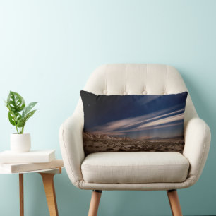 Coussin Rectangle Les déserts Navarre Bardenas désert la nuit
