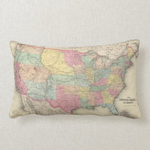Coussin Rectangle Les Etats-Unis d'Amérique