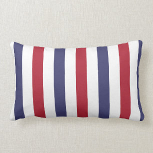 Coussin Rectangle Les Etats-Unis marquent le rouge et marquent les