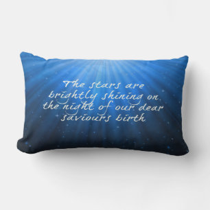 Coussin Rectangle Les Étoiles Brillantes Sur La Naissance Des Chers 