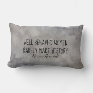Coussin Rectangle Les femmes d'Eleanor Roosevelt citent la décoratio