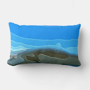 COUSSIN RECTANGLE LES MONTAGNES