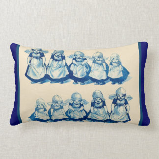 Coussin Rectangle Les Néerlandais vintages conçoivent, 1905 petites