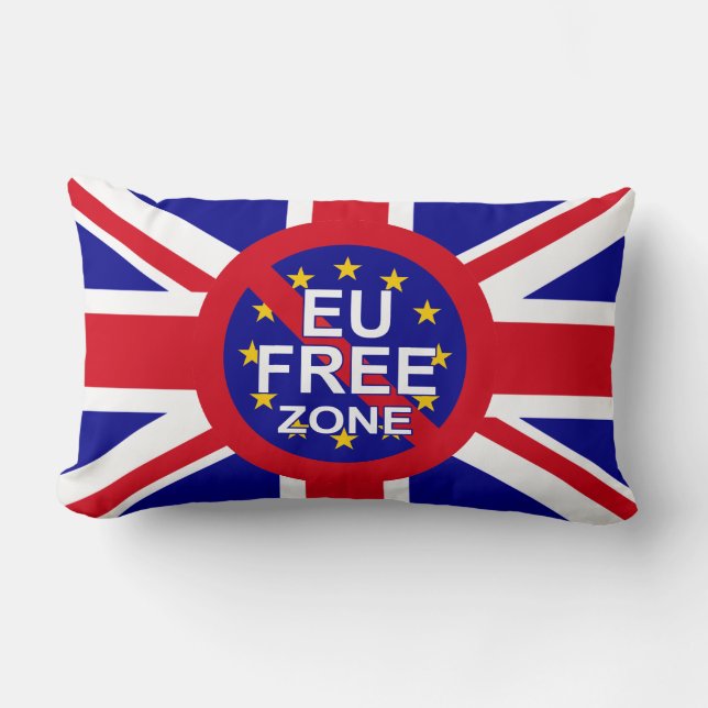 Coussin Rectangle Les partisans du Brexit (Recto)