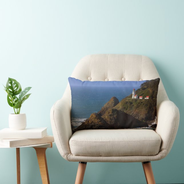 Coussin Rectangle Les phares | Phare de la côte de l'Oregon (Chaise)