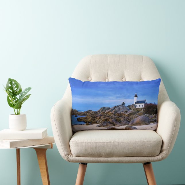Coussin Rectangle Les phares | Phare de Pontusval France Finistere (Chaise)