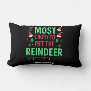 Coussin Rectangle Les Plus Probables De Pet Le Rinder Drôle Correspo