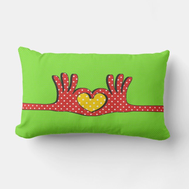 Coussin Rectangle Les Pois de Poppin (Recto)