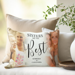 Coussin Rectangle Les 'SŒURS' modernes sont le meilleur souvenir pho
