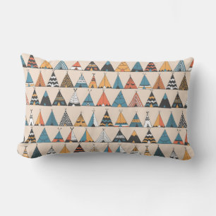 Coussin Rectangle Les teepees sont en panne. Wigwam native american