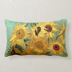Coussin Rectangle Les tournesols dans le Vase Van Gogh Art