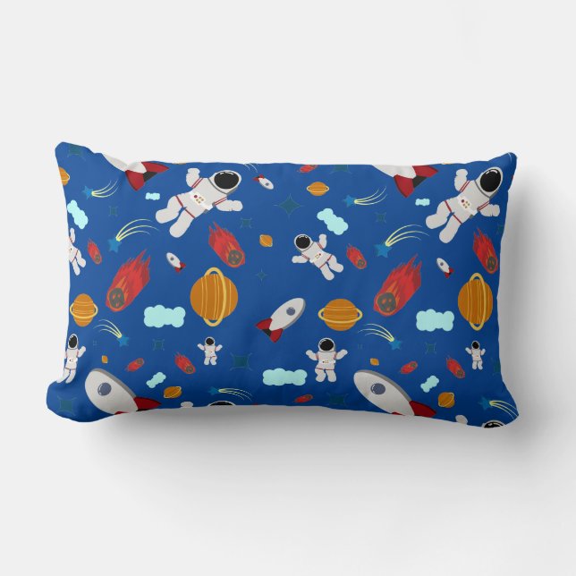 Coussin Rectangle L'espace extra-atmosphérique pour enfants et Motif (Recto)