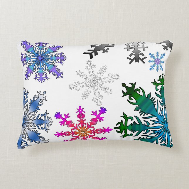 coussin Rectangle "Let It Snow" (Devant)