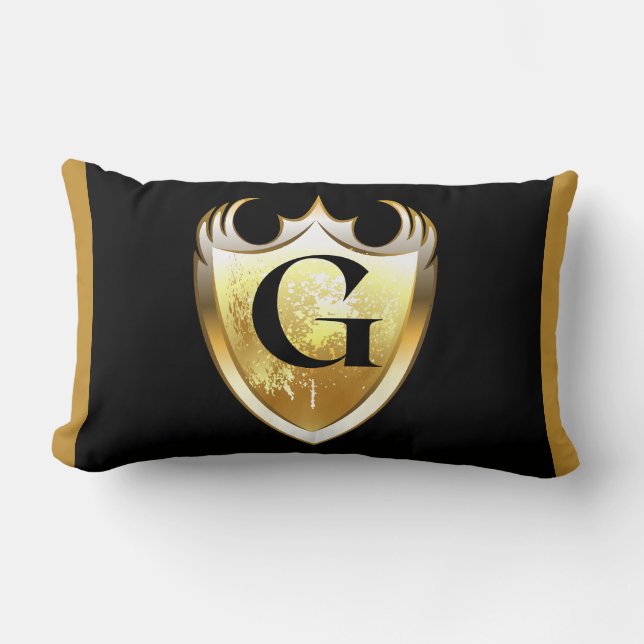 Coussin Rectangle LETTRE G alphabet majuscule (Recto)