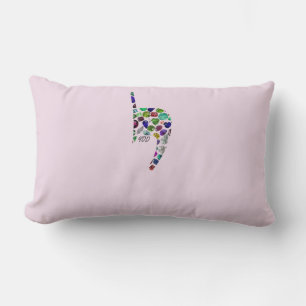 Coussin Rectangle Lettre 'YOD'