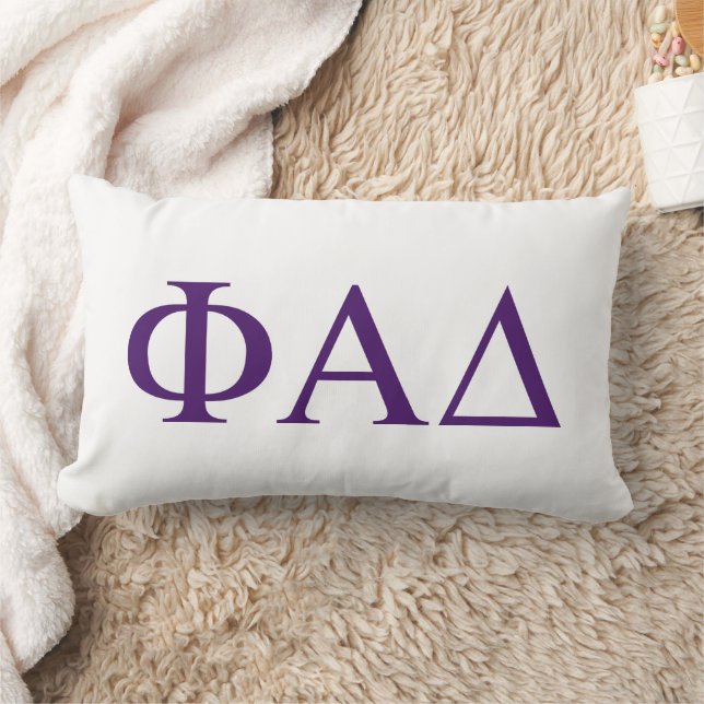 Coussin Rectangle Lettres grecques Phi Alpha Delta (Couverture)