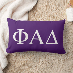Coussin Rectangle Lettres grecques Phi Alpha Delta