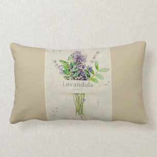 Coussin Rectangle Levandula spica l.