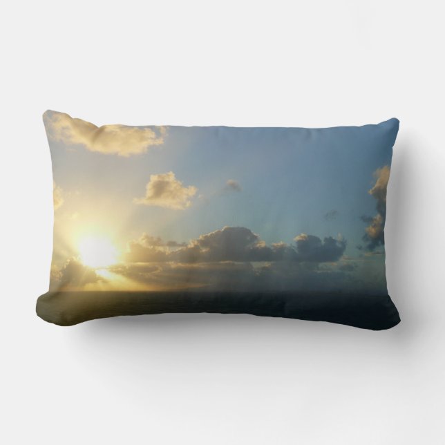 Coussin Rectangle Lever du soleil sur San Juan II Porto Rico (Recto)