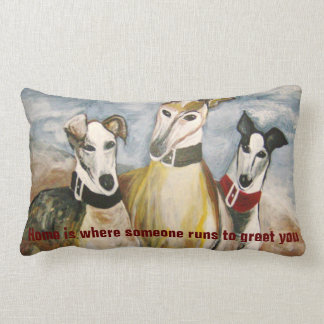 Coussin Rectangle Lévriers