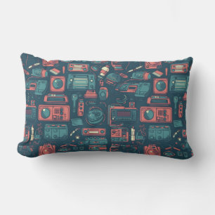 Coussin Rectangle L'explosion du passé : la technologie des années 8