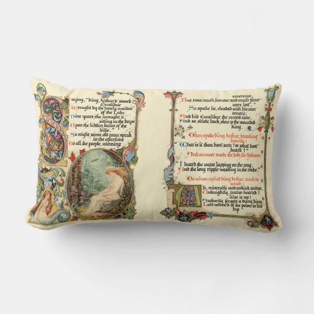 Coussin Rectangle L'Histoire Du Roi Arthur Cushions (Recto)