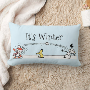 Coussin Rectangle L'hiver