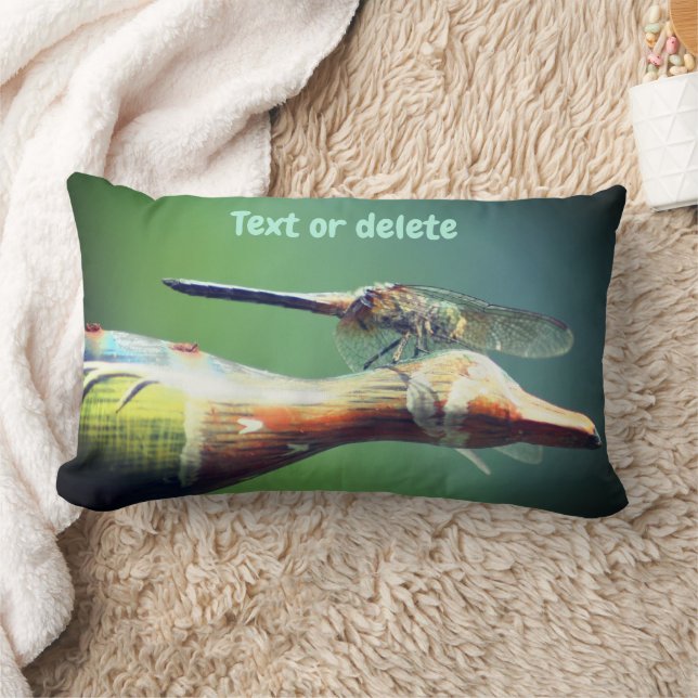 Coussin Rectangle Libellule copilote insecte personnalisé (Couverture)
